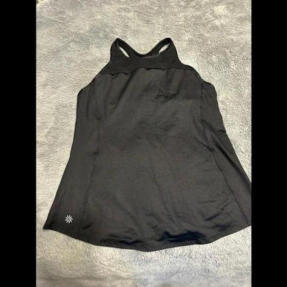 Athleta Black Racerback Tank Top - Size Small - Picture 1 of 3